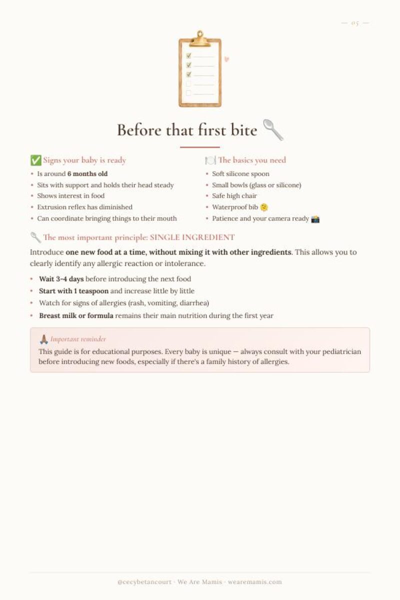 Preparation page preview